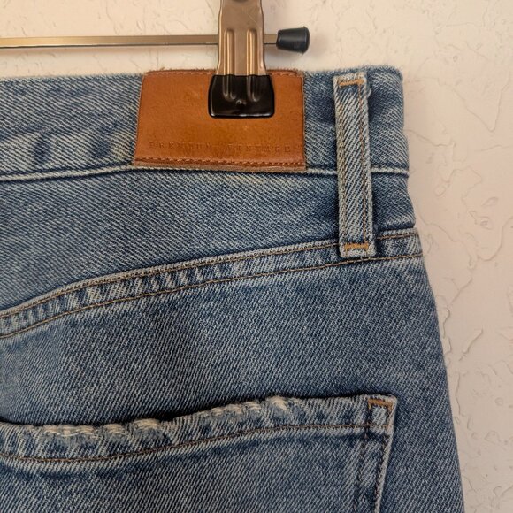 COH Emery High Rise Relaxed Cropped Distressed Torn Jean in Wistful - Picture 6 of 11